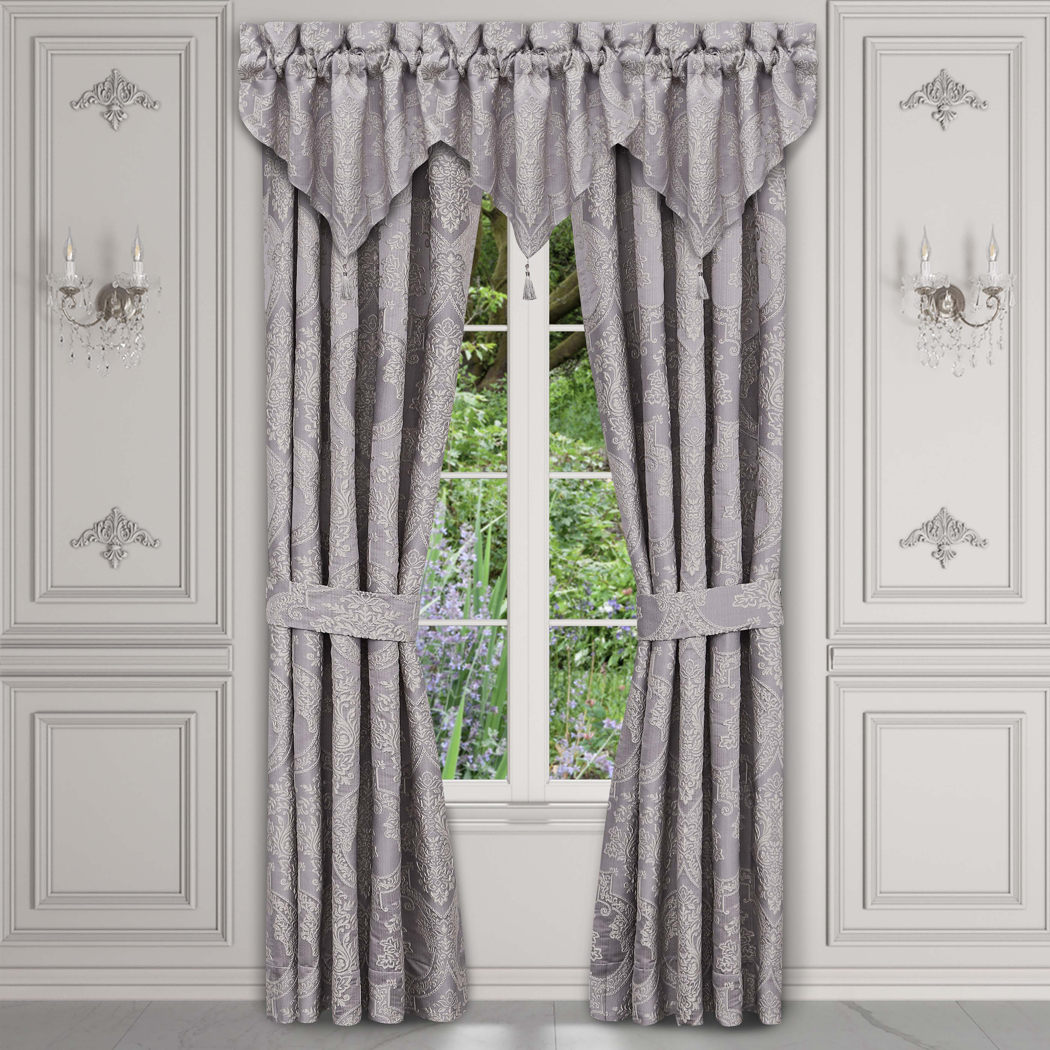 マルティン・シュリーク　ガーデン Mary Lavender Window Panel Pair