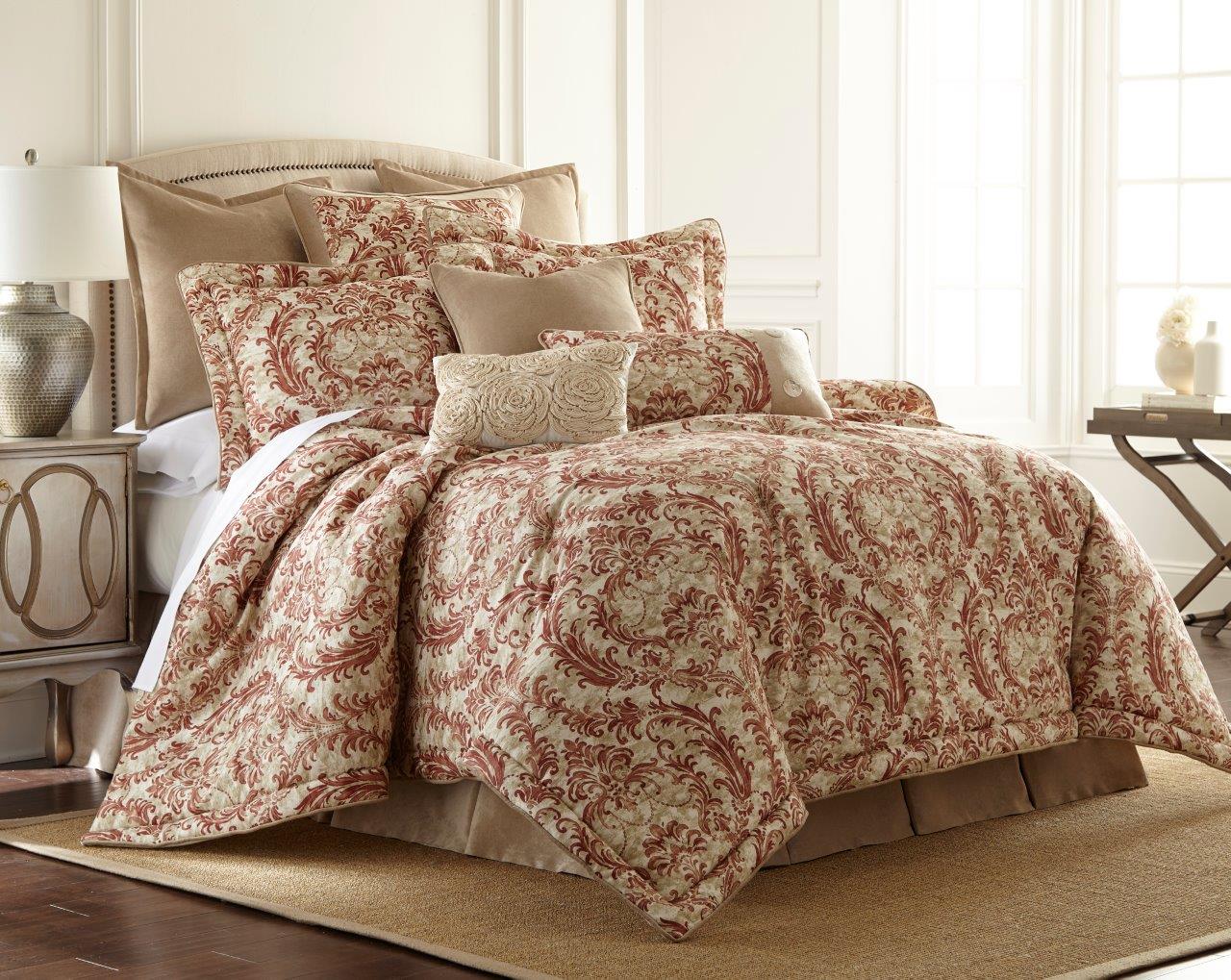 Savannah Damask 6-Piece Comforter Set – Latest Bedding