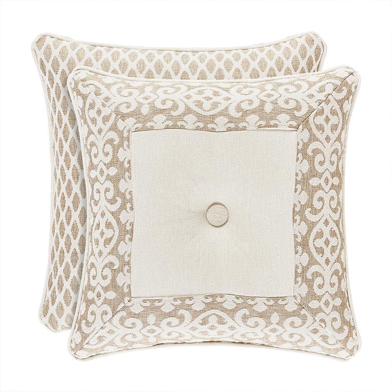Lucerne Ornaments Decorative Pillow in Ivory