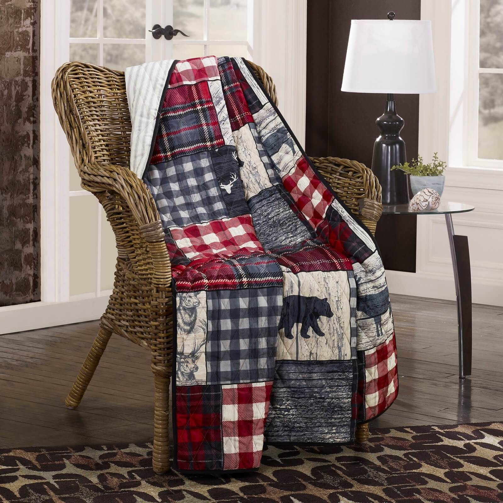 Donna Sharp Your Lifestyle by Timber Quilted Throw Latest Bedding