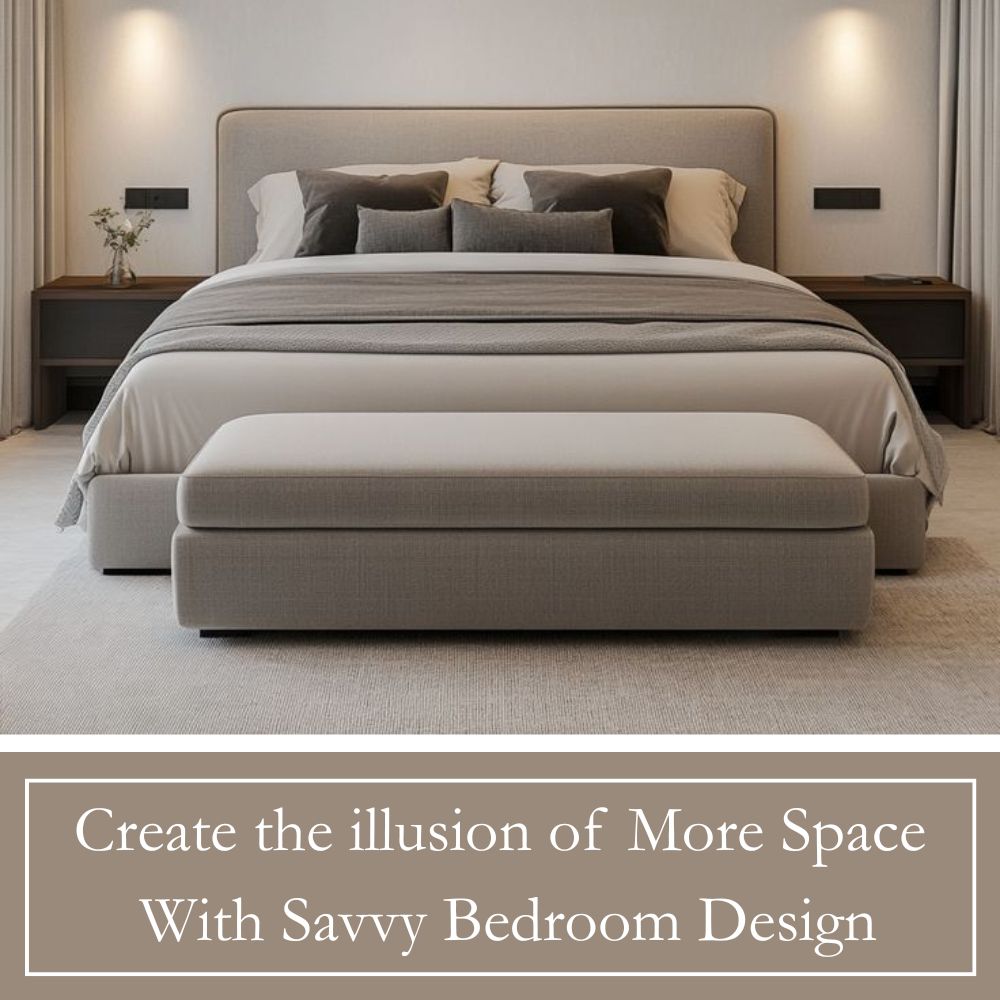 Create the Illusion of More Space With Savvy Bedroom Design
