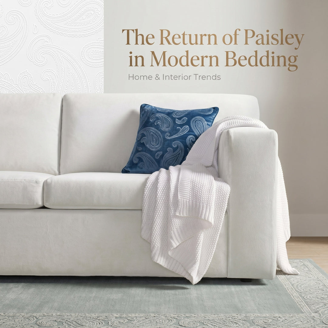 How Bedding Brands Are Making Paisley Fresh Again