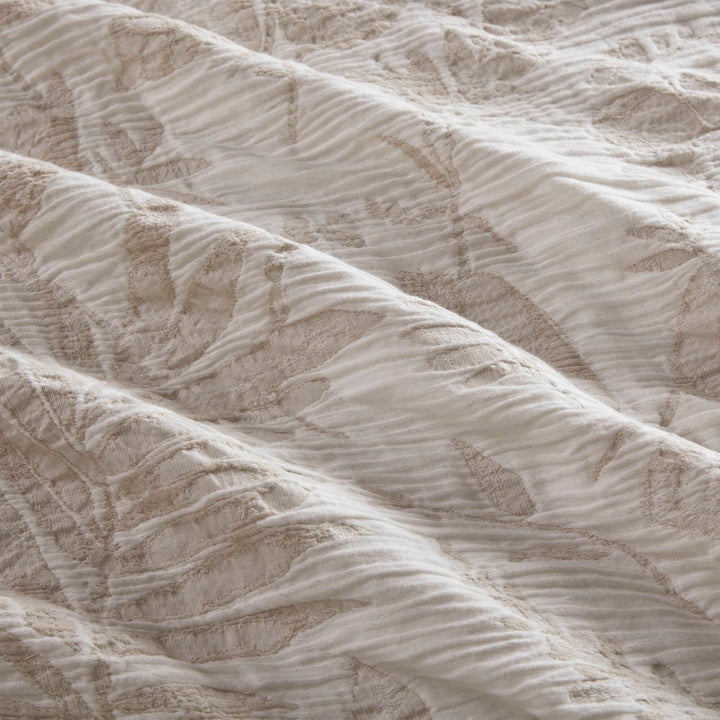 Maison Tropical Cotton Jacquard 3 Piece Duvet Cover Set