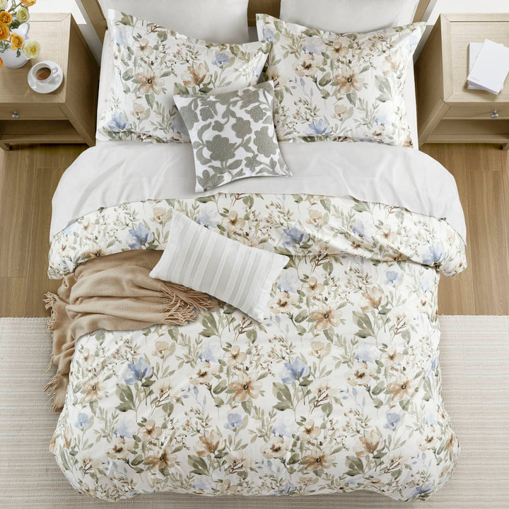 Herbal Multi 5 Piece Duvet Cover Set Duvet Covers By JLA HOME/Olliix (E & E Co., Ltd)