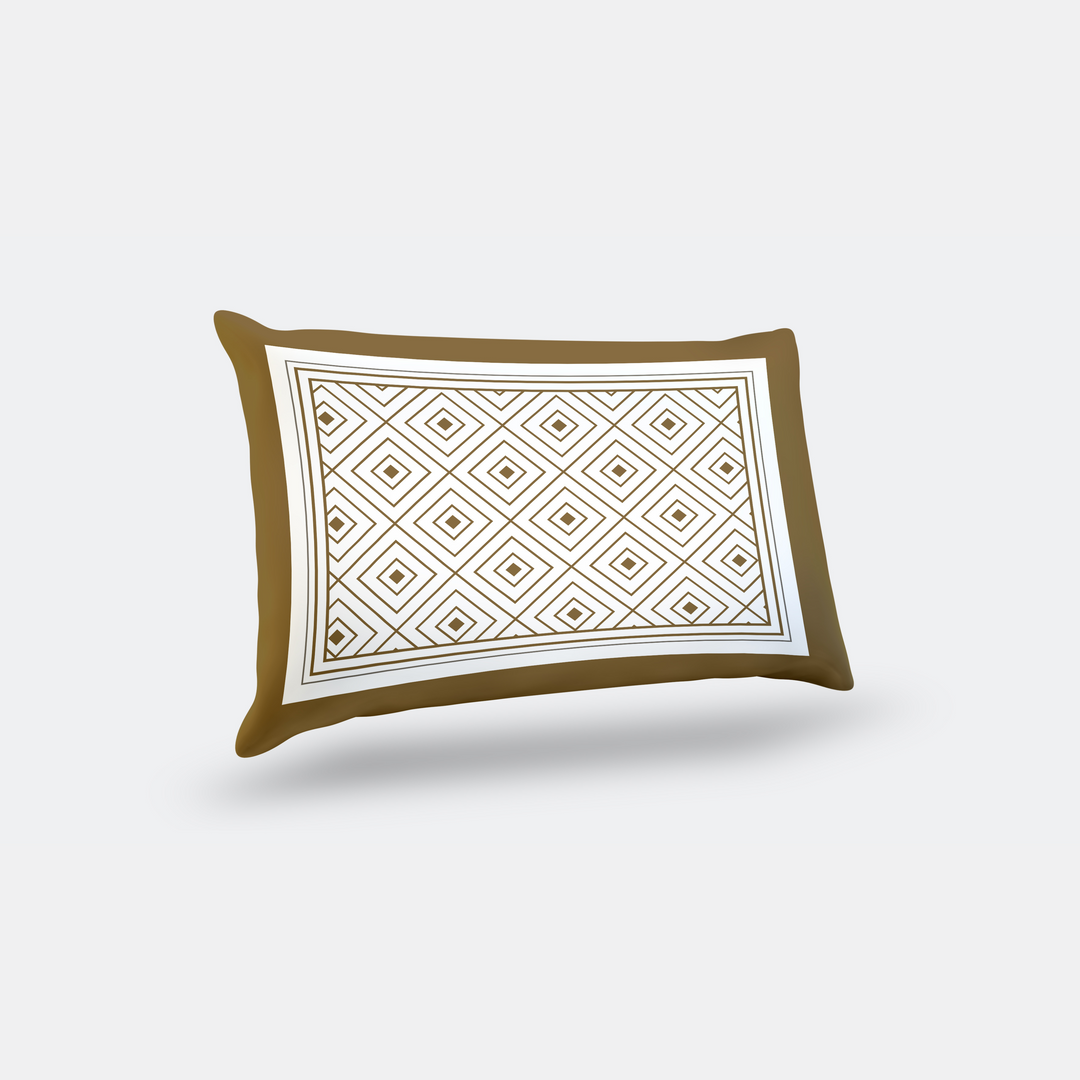 Geometric Latte Sham Set - Final Sale Sham By US Office - Latest Bedding