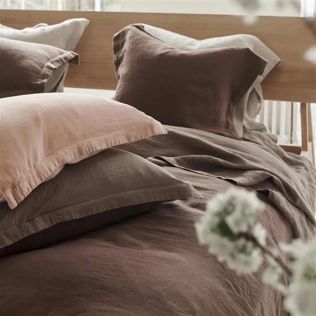 Biella Cocoa & Roebuck Duvet Cover Duvet Covers By Designers Guild