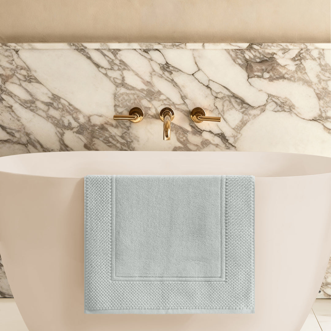 Egyptian Cotton Soft Border Bath Mat Bath Mat By Pure Parima