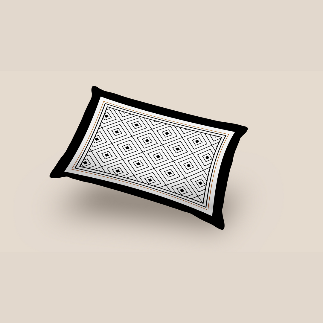 Bebejan Geometric Black & White Sham Set - Final Sale Sham By US Office - Latest Bedding