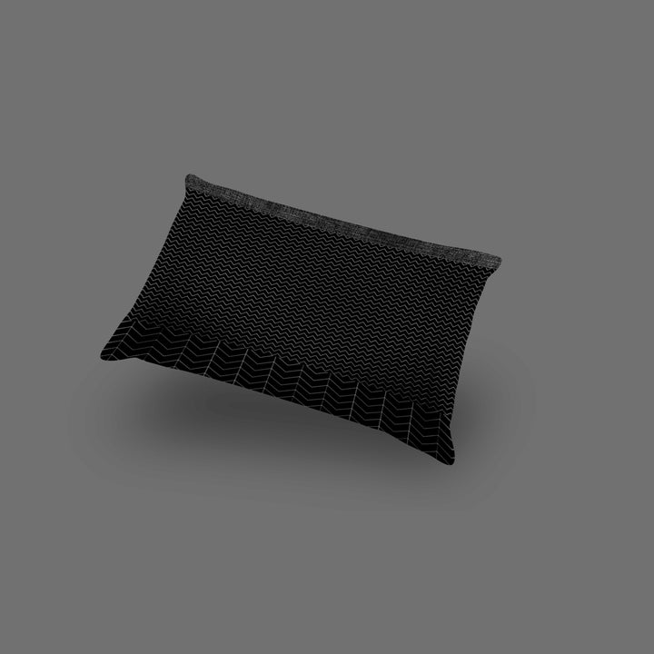 Bebejan Kyle Black King Sham Set 36"W x 20"L- Final Sale Sham By US Office - Latest Bedding