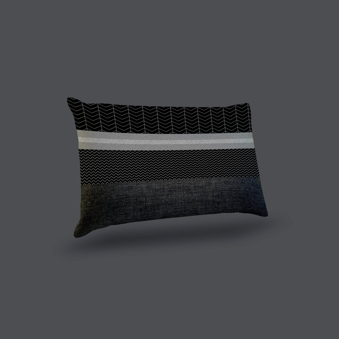 Bebejan Kyle Black King Sham Set 36"W x 20"L- Final Sale Sham By US Office - Latest Bedding