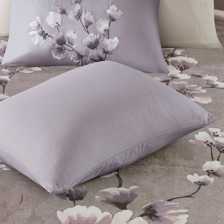 Sakura Blossom Lilac 3 Piece Comforter Set Comforter Sets By JLA HOME/Olliix (E & E Co., Ltd)