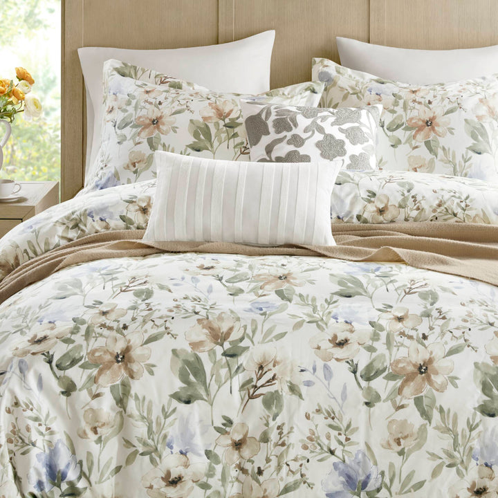 Herbal Multi 5 Piece Duvet Cover Set Duvet Covers By JLA HOME/Olliix (E & E Co., Ltd)