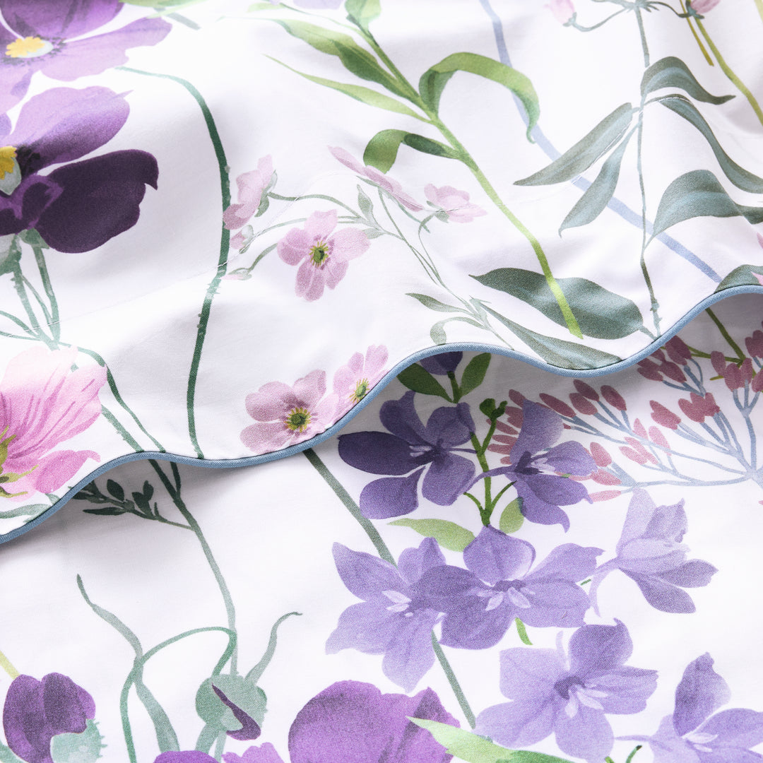 Éphémère 100% Organic Cotton Percale Flat Sheet Flat Sheet By Anne de Solène