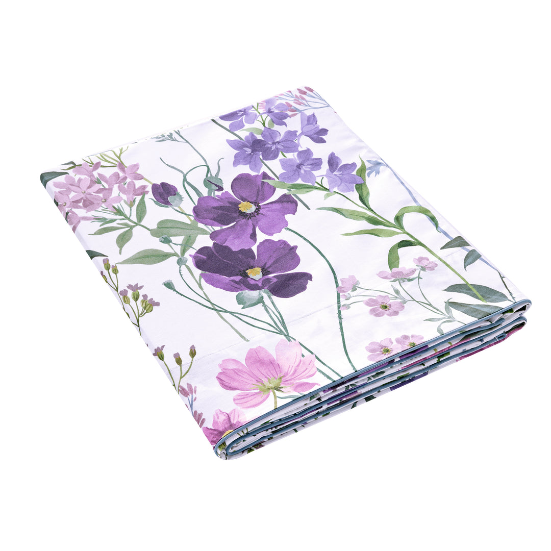 Éphémère 100% Organic Cotton Percale Flat Sheet Flat Sheet By Anne de Solène