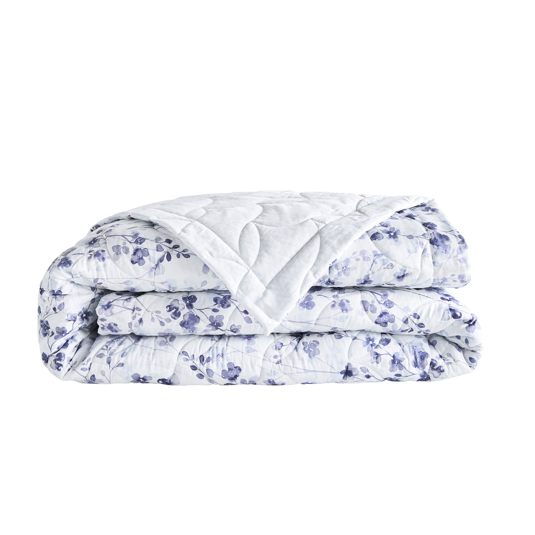 Calme 100% Organic Cotton Sateen Coverlet Coverlet By Anne de Solène