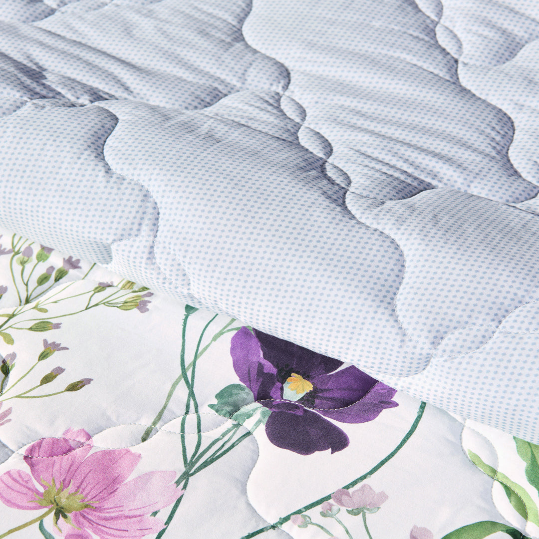 Éphémère 100% Organic Cotton Percale Coverlet Coverlet By Anne de Solène