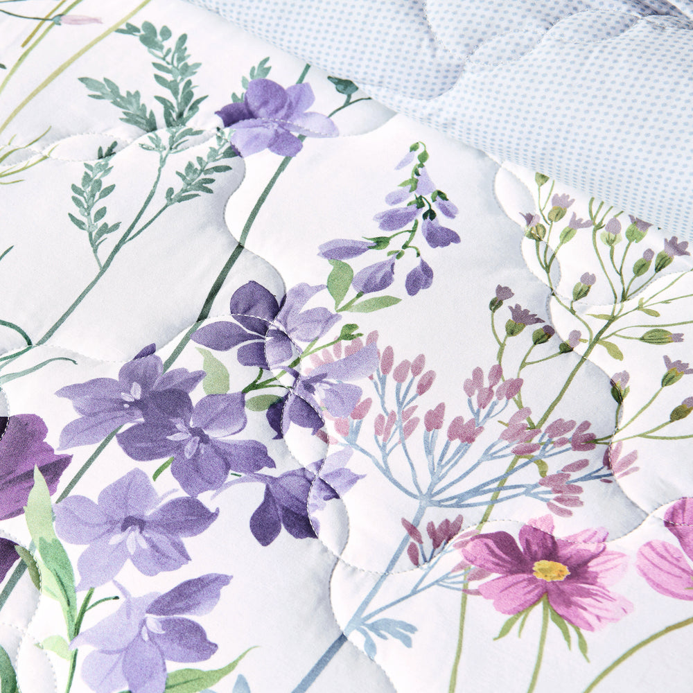 Éphémère 100% Organic Cotton Percale Coverlet Coverlet By Anne de Solène