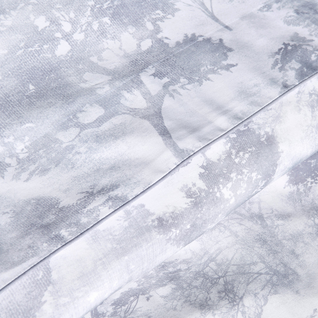 Silence 100% Organic Cotton Sateen Flat Sheet Flat Sheet By Anne de Solène