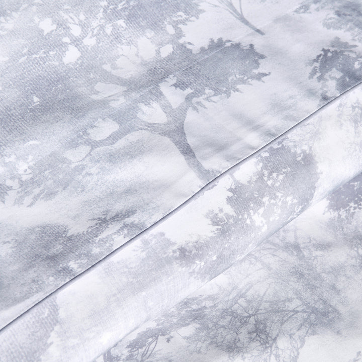 Silence 100% Organic Cotton Sateen Flat Sheet Flat Sheet By Anne de Solène