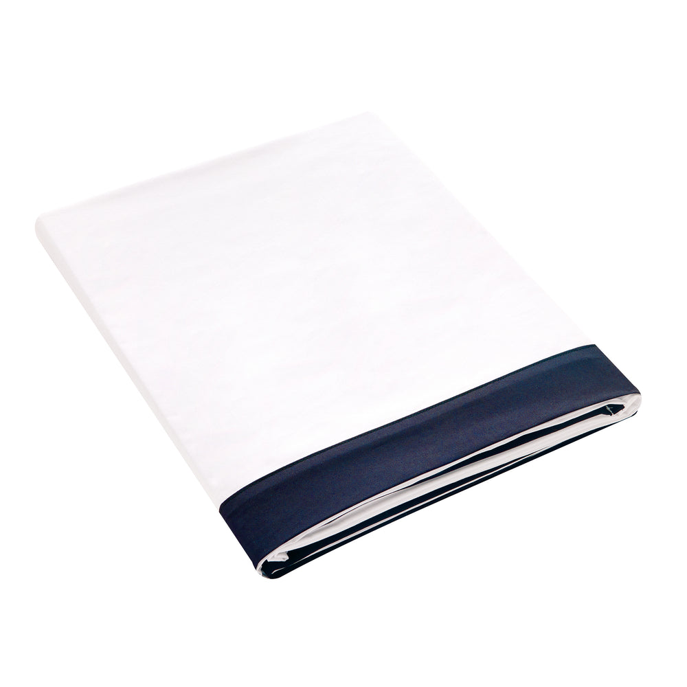 Fontainebleau 100% Cotton Percale Flat Sheet Flat Sheet By Anne de Solène