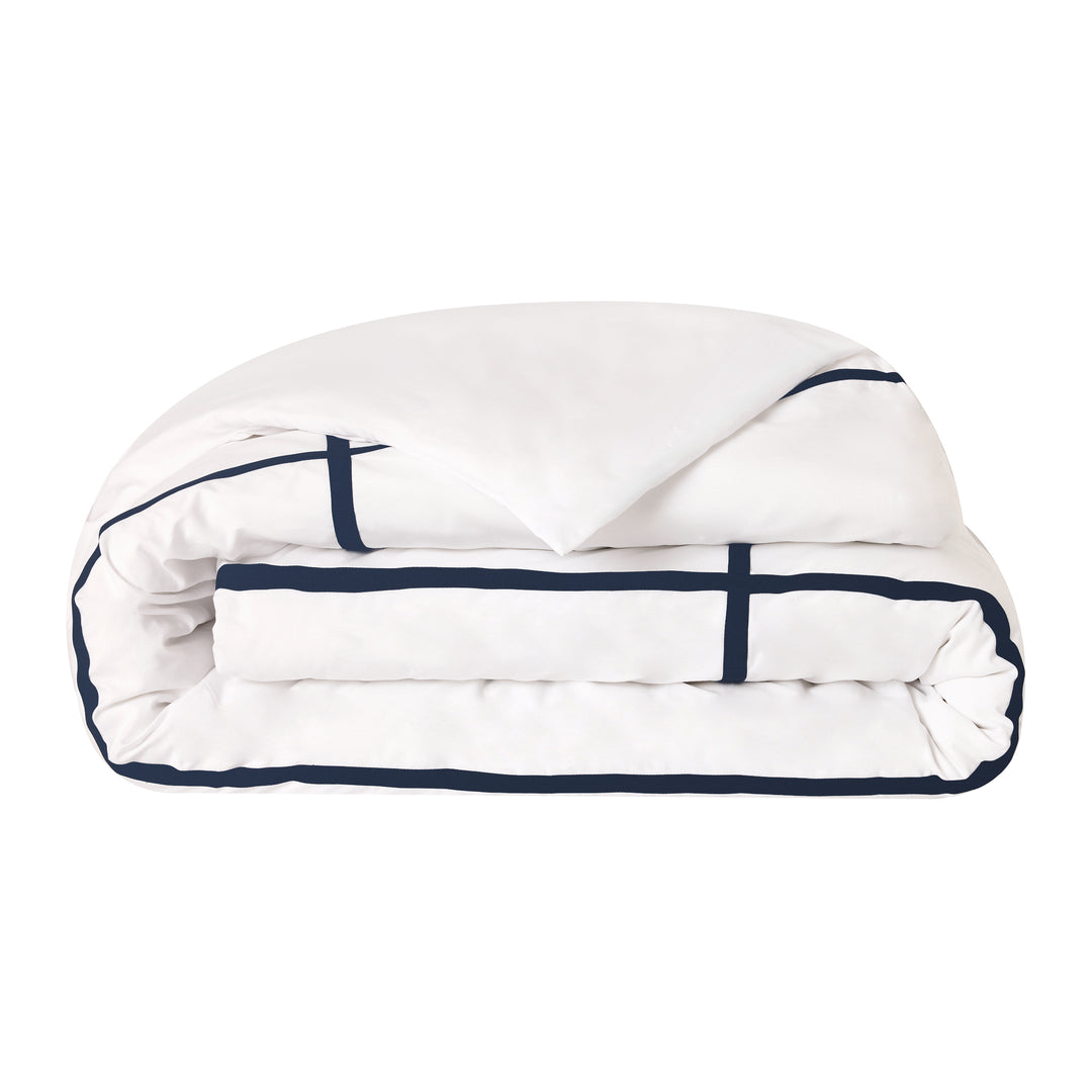 Fontainebleau 100% Cotton Percale Duvet Cover Duvet Covers By Anne de Solène