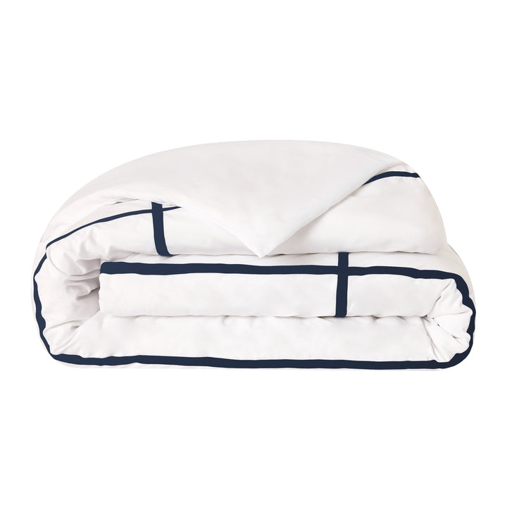 Fontainebleau 100% Cotton Percale Duvet Cover Duvet Covers By Anne de Solène