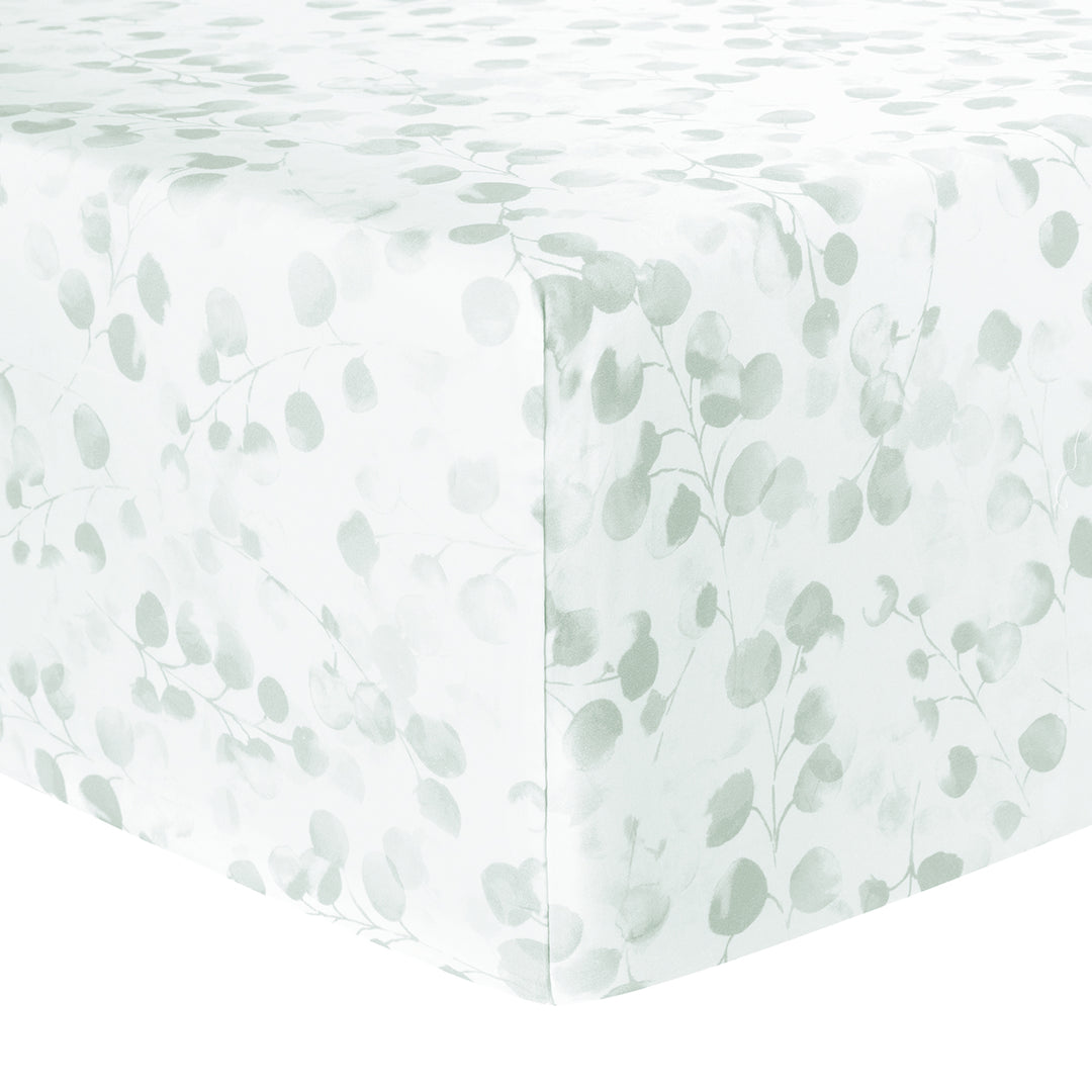 Rosée Sauge Fitted Sheet Fitted Sheet By Anne de Solène