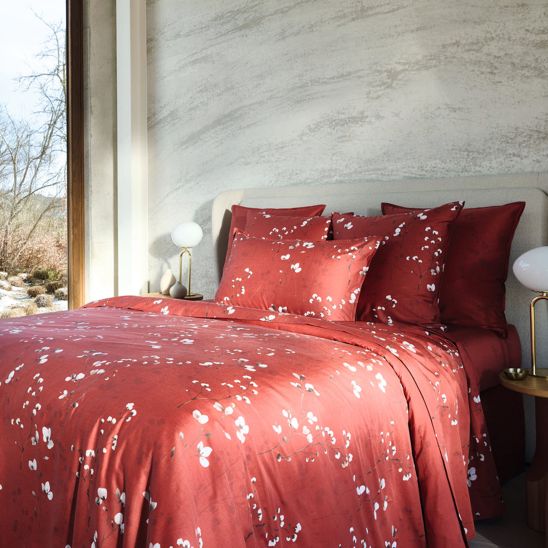 Minimaliste 100% Organic Cotton Sateen Duvet Cover Duvet Covers By Anne de Solène