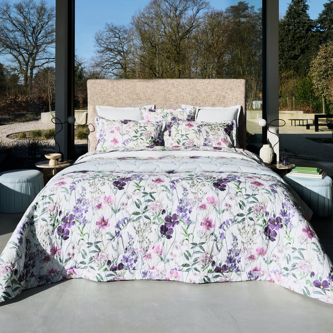 Éphémère 100% Organic Cotton Percale Coverlet Coverlet By Anne de Solène