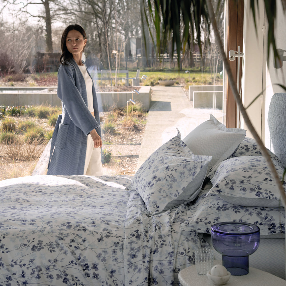 Calme 100% Organic Cotton Sateen Duvet Cover Duvet Covers By Anne de Solène