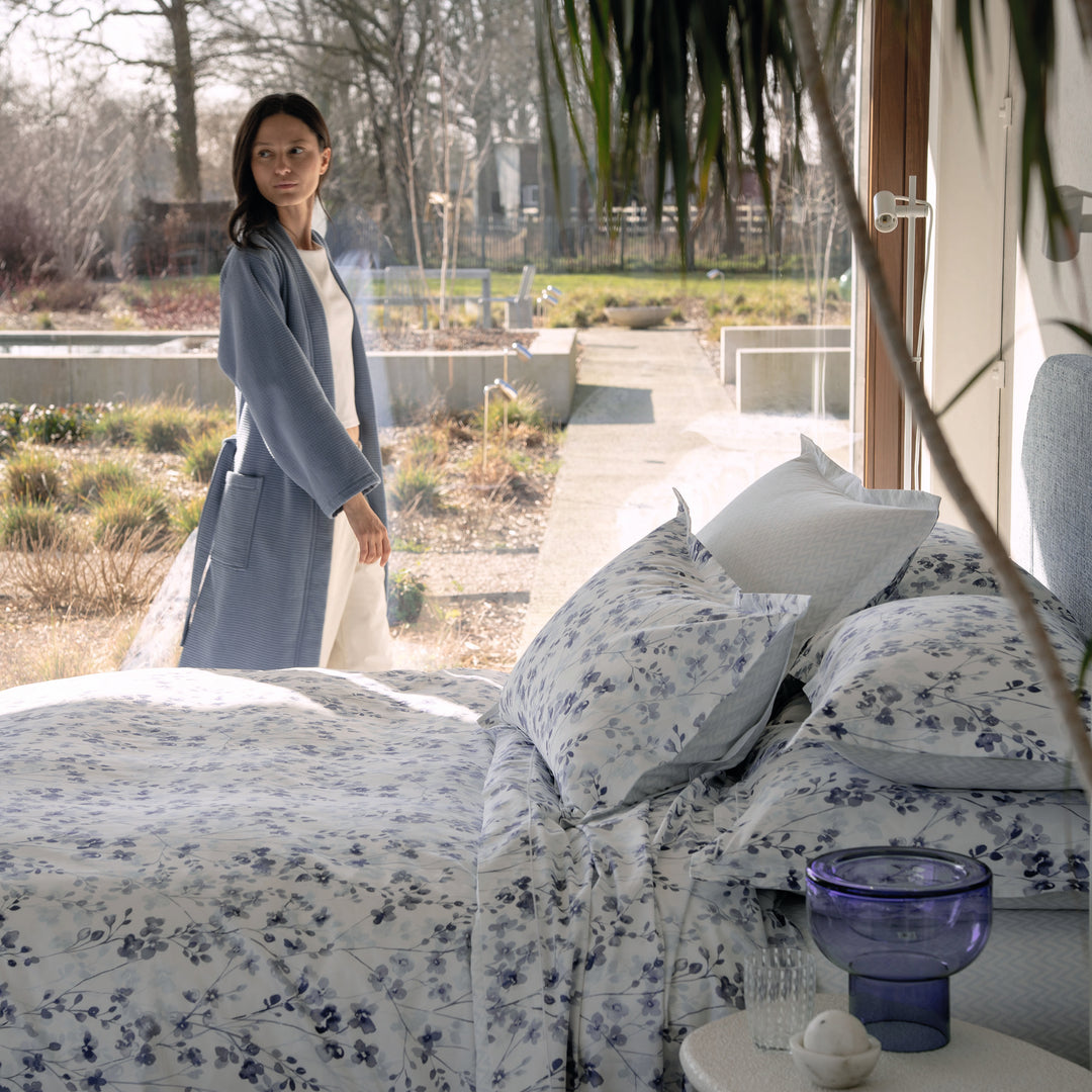 Calme 100% Organic Cotton Sateen Flat Sheet Flat Sheet By Anne de Solène