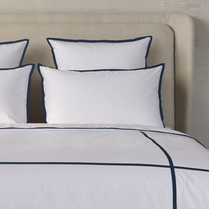 Fontainebleau 100% Cotton Percale Duvet Cover Duvet Covers By Anne de Solène