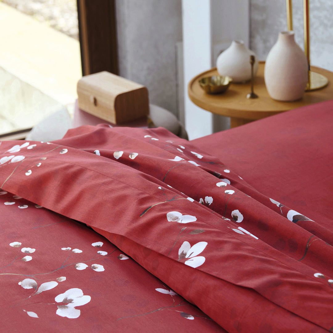 Minimaliste 100% Organic Cotton Sateen Duvet Cover Duvet Covers By Anne de Solène