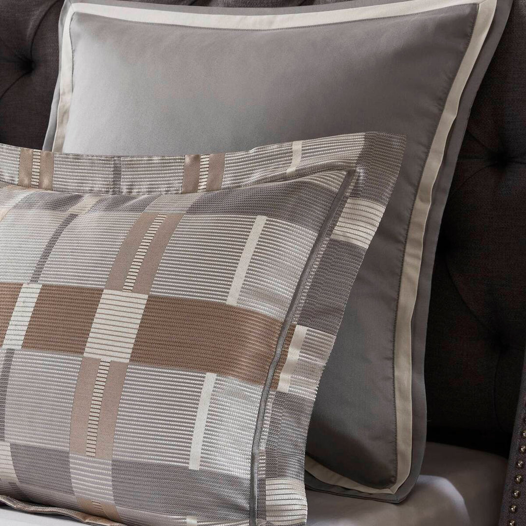 Prescott Taupe 9 Piece Comforter Set Comforter Sets By JLA HOME/Olliix (E & E Co., Ltd)