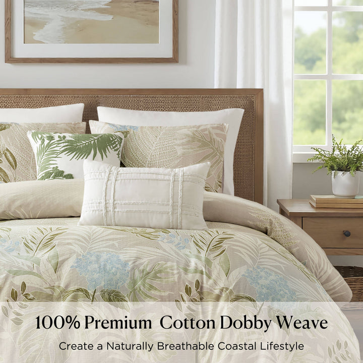 Kiawah Island Taupe 6 Piece Comforter Set Comforter Sets By JLA HOME/Olliix (E & E Co., Ltd)