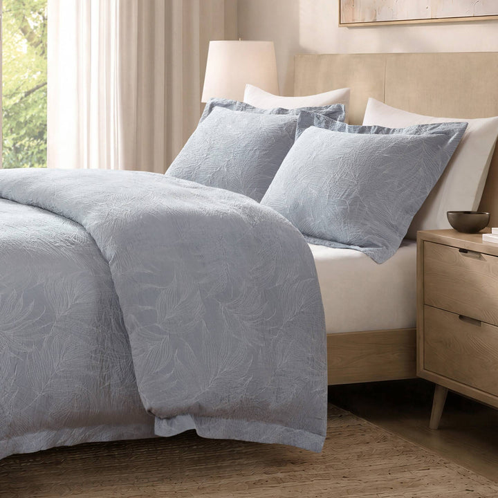 Serene TENCEL™ Cotton Jacquard 3 Piece Duvet Cover Set