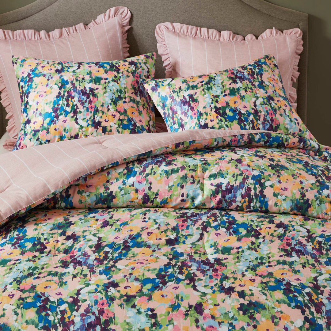 Ophelia Multi 8 Piece Comforter Set Comforter Sets By JLA HOME/Olliix (E & E Co., Ltd)