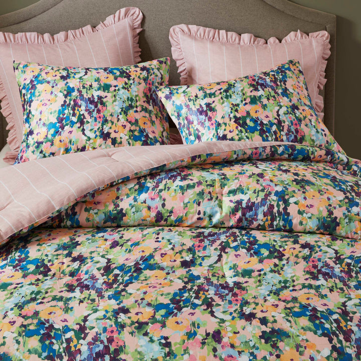 Ophelia Multi 8 Piece Comforter Set Comforter Sets By JLA HOME/Olliix (E & E Co., Ltd)