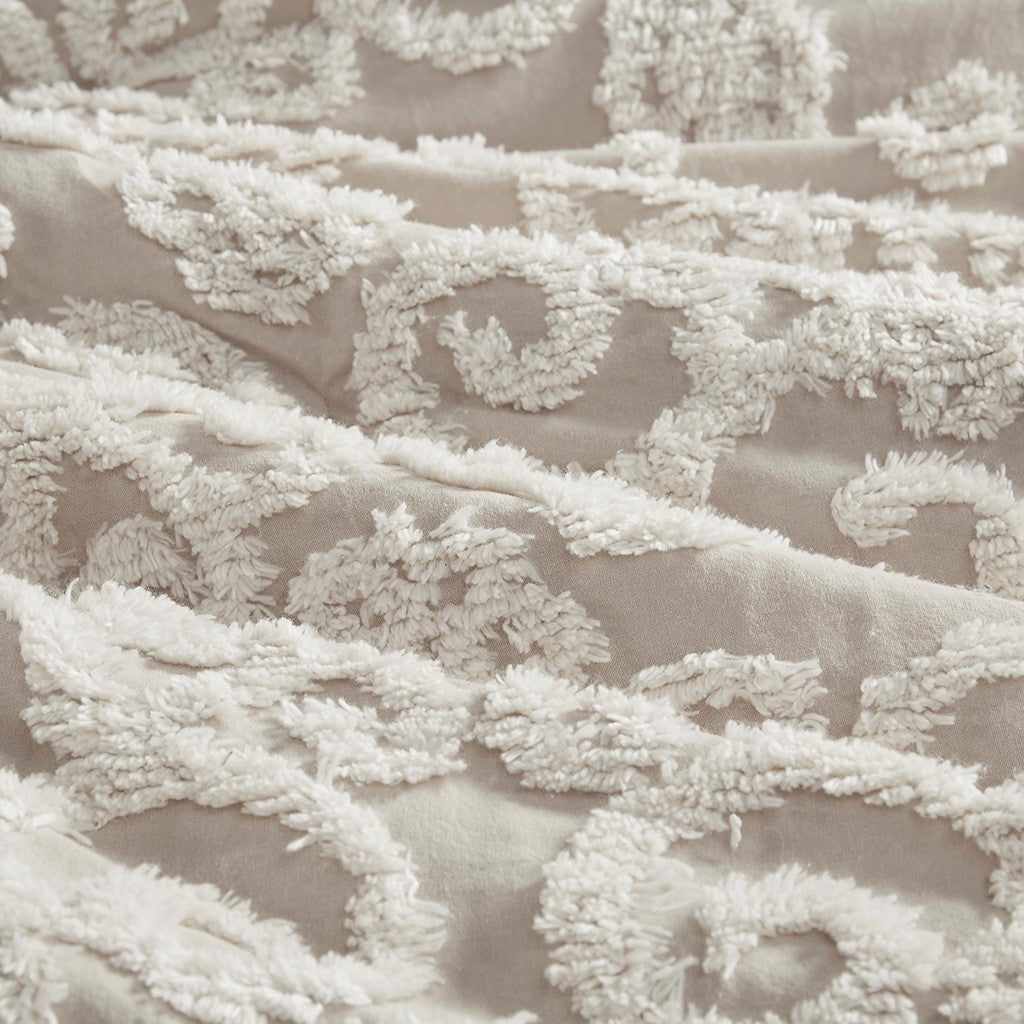 Cayman Taupe 3 Piece Comforter Set Comforter Sets By JLA HOME/Olliix (E & E Co., Ltd)