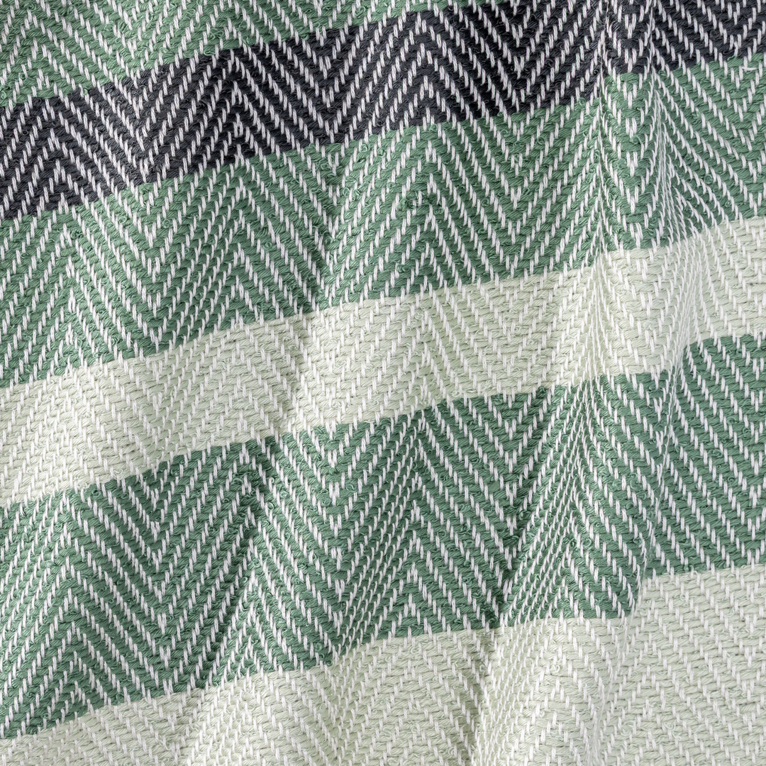 Luxe Bamboo Stripe Throw Blanket Blanket By ettitude