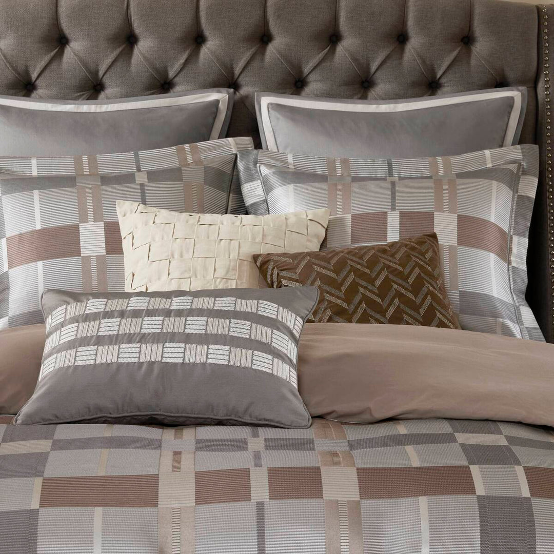 Prescott Taupe 9 Piece Comforter Set Comforter Sets By JLA HOME/Olliix (E & E Co., Ltd)
