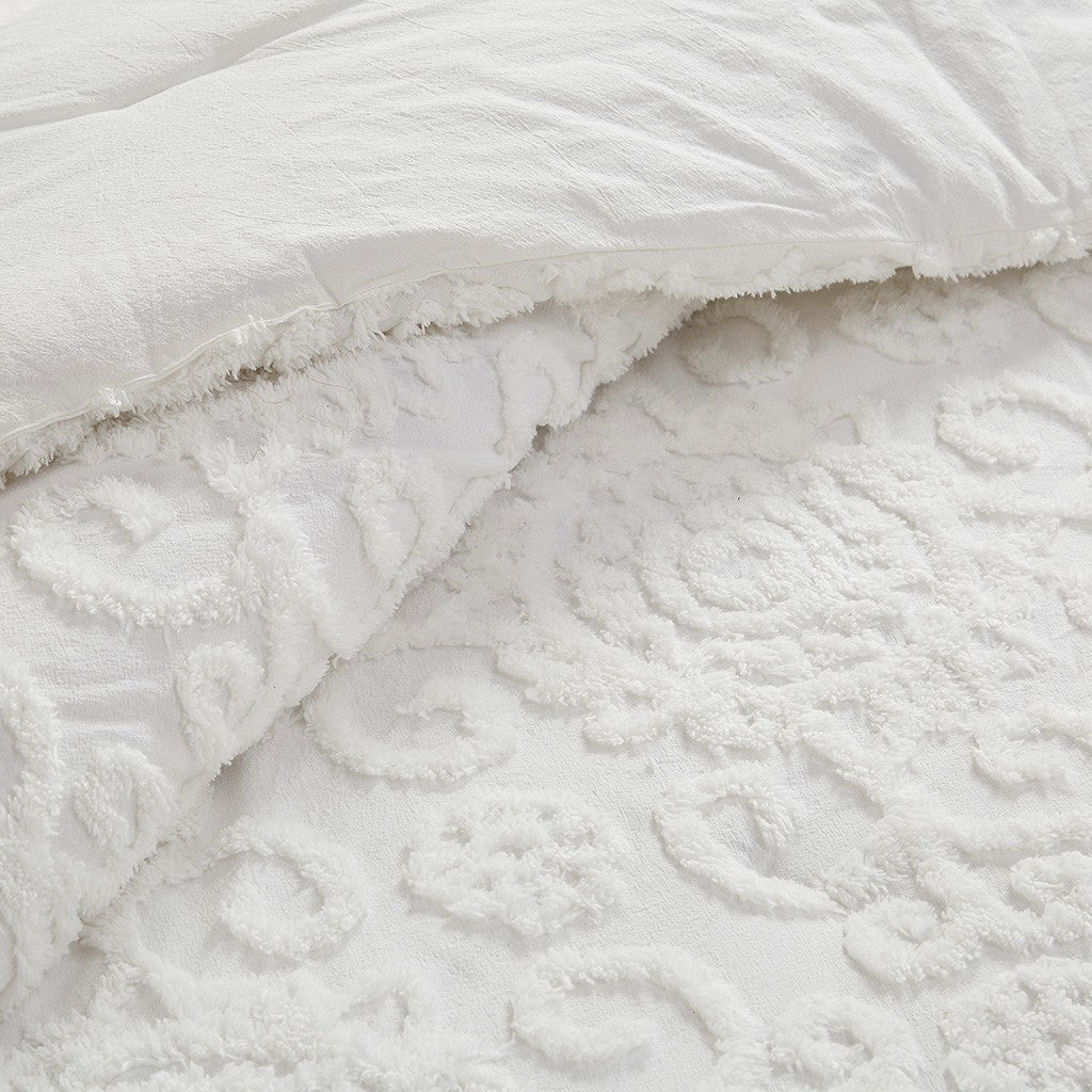 Valencia Ivory 3 Piece Comforter Set Comforter Sets By JLA HOME/Olliix (E &amp; E Co., Ltd)