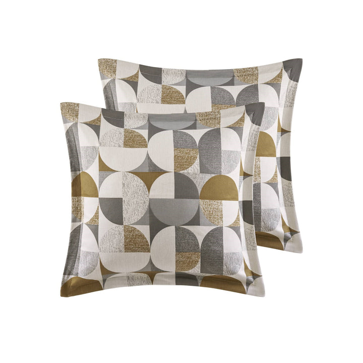 Cirque Gold 9 Piece Comforter Set Comforter Sets By JLA HOME/Olliix (E & E Co., Ltd)