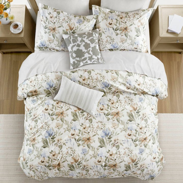 Herbal Multi 5 Piece Duvet Cover Set Duvet Covers By JLA HOME/Olliix (E & E Co., Ltd)