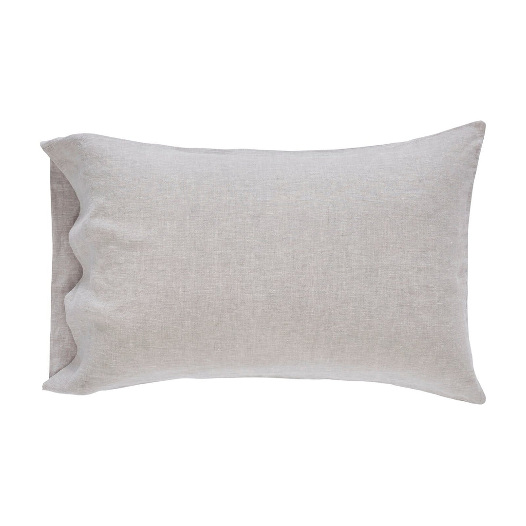 Seville Washed European Linen Pillowcase Set Pillowcase By Orchids Lux Home
