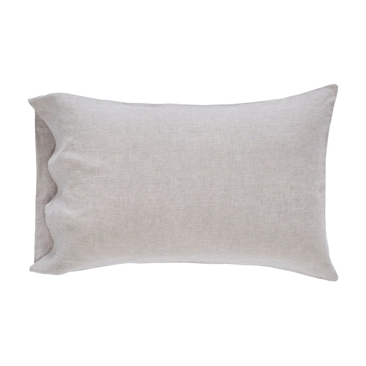 Seville Washed European Linen Pillowcase Set Pillowcase By Orchids Lux Home