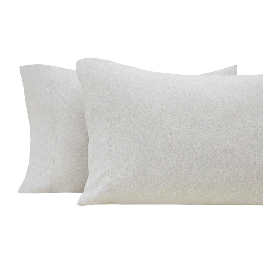 Halston Cotton Melange Jersey Pillowcase Set Pillowcase By Orchids Lux Home