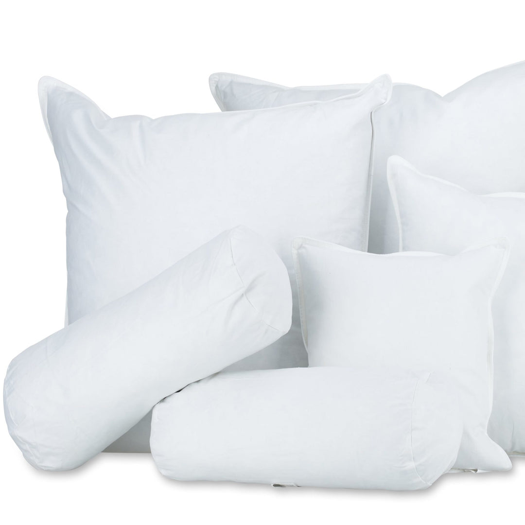 Hypoallergenic 95/5 White Goose Down/White Goose Feathers Pillow Pillow Inserts By Downright