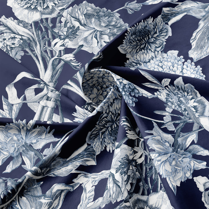 Alexandria Indigo 8 Piece Comforter Set Comforter Sets By Colcha Linens