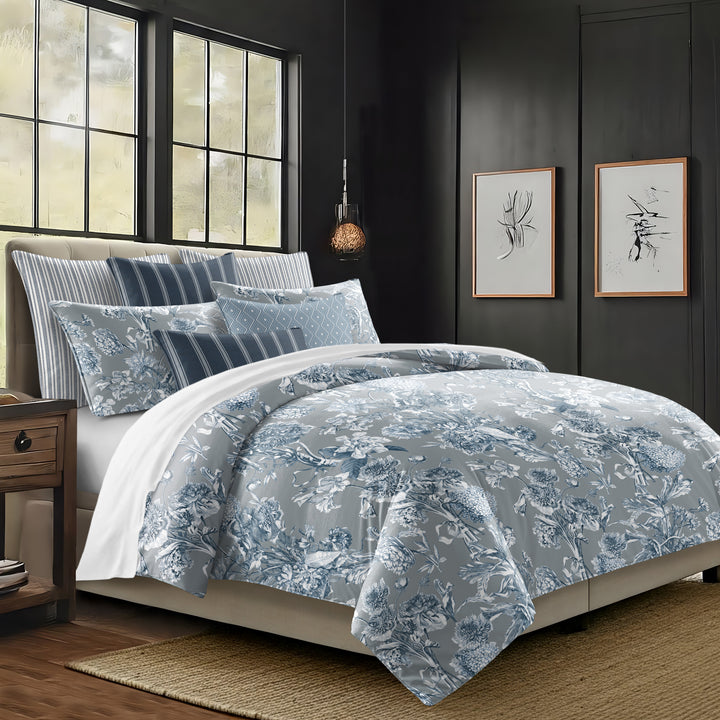 Alexandria Shadow 8 Piece Coverlet Set Coverlet By Colcha Linens